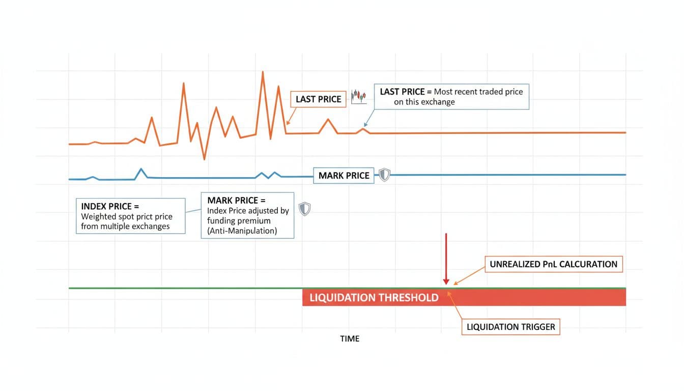 Mark Price vs Last Price vs Index Price on Crypto Futures, why they differ,  and how it affects your liquidation risk – XXKK