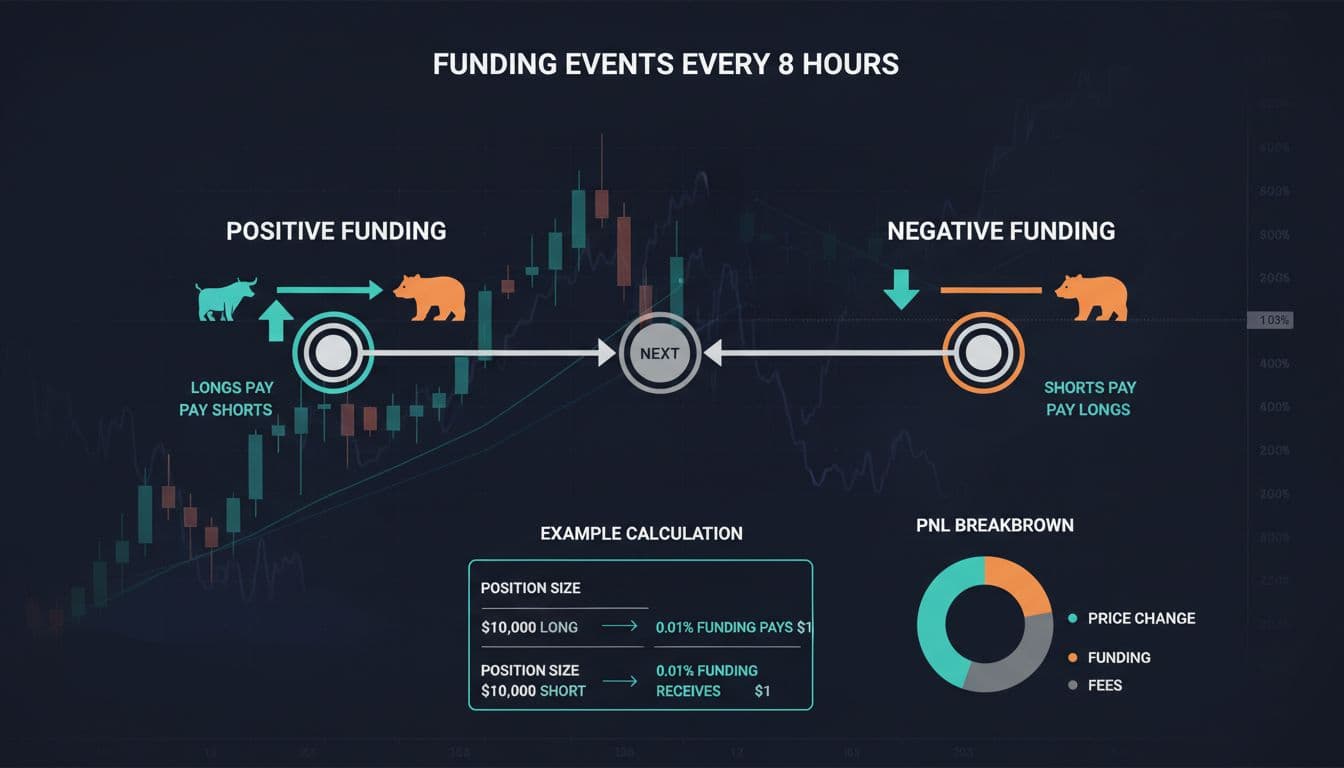Funding rates on XXKK perpetuals, where to find them, how they hit your  PnL, and when to avoid paying them