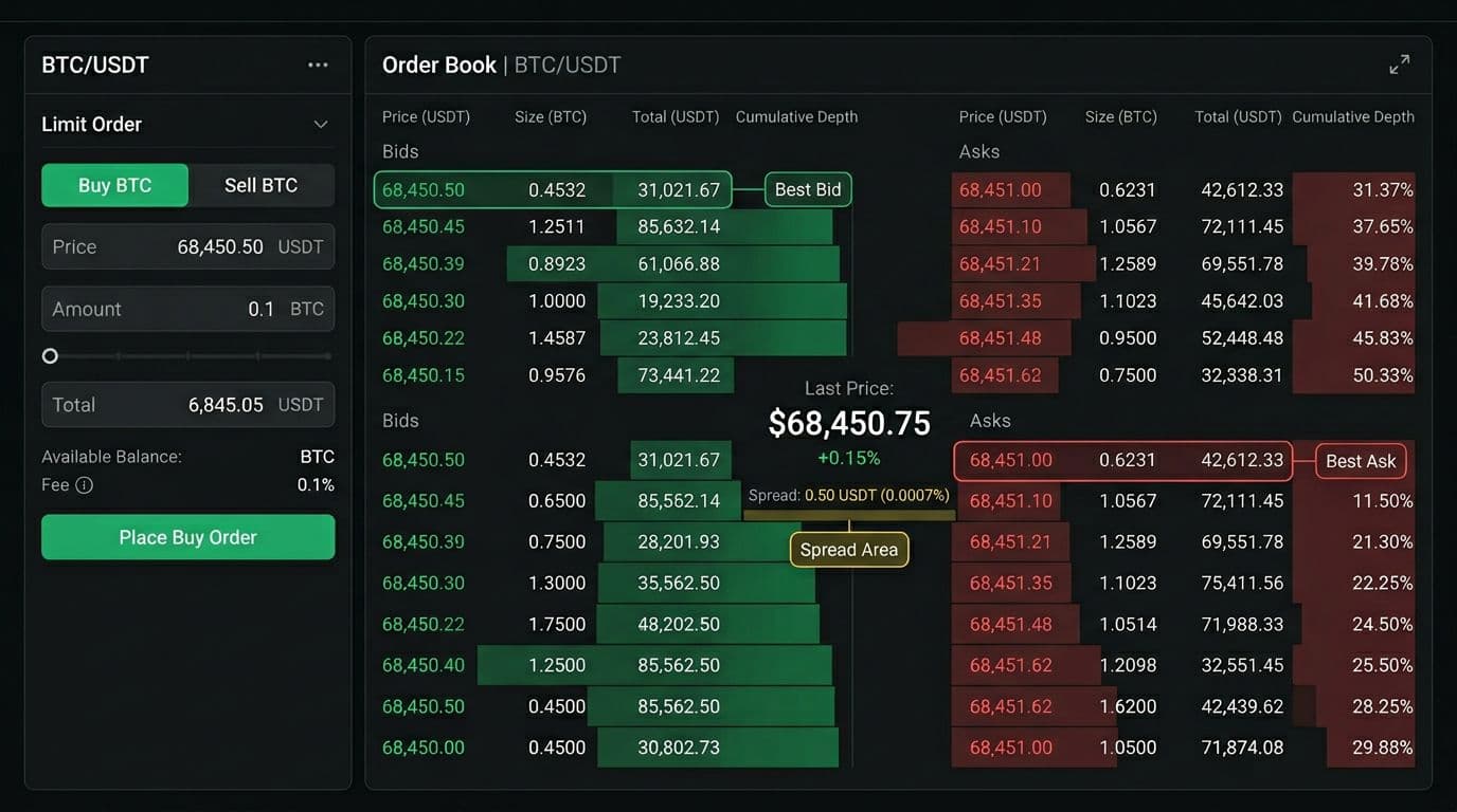 Order Book Depth Explained For Crypto Traders