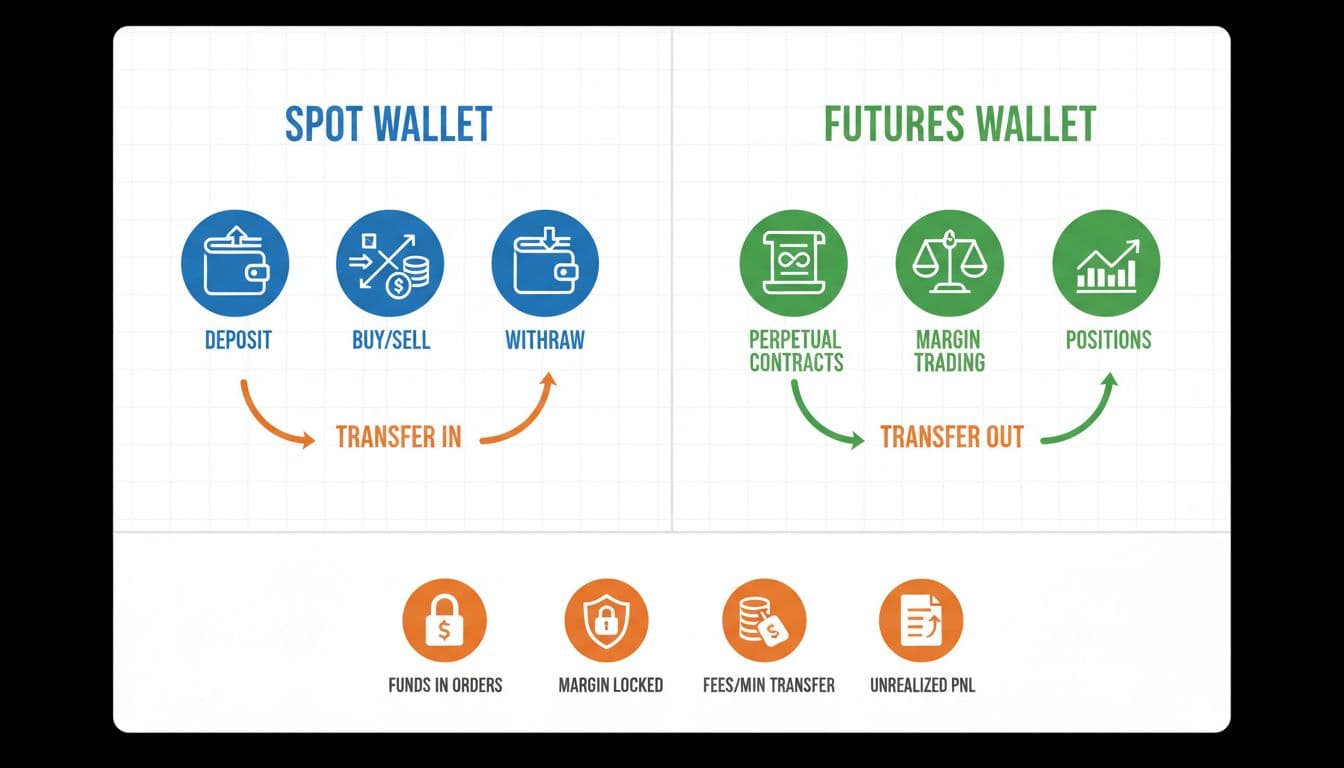 XXKK spot vs futures wallet, what moves where, and how to avoid “insufficient balance” errors