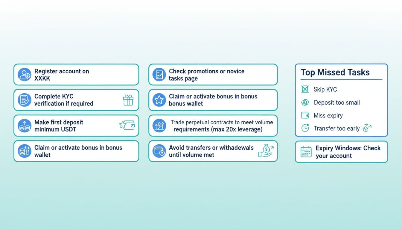 XXKK Welcome Bonus in 2026, a step-by-step claim plan that avoids missed tasks and expired windows