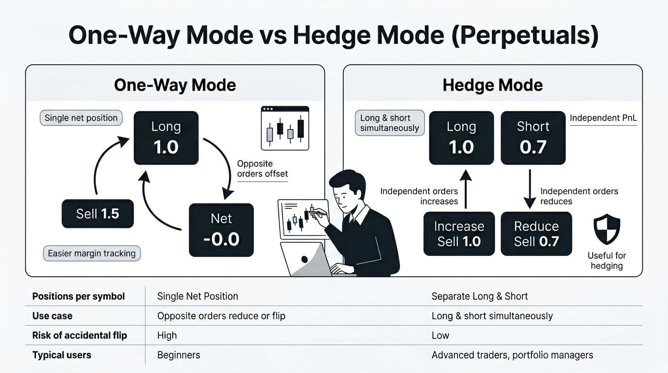 One-Way Mode Vs Hedge Mode On XXKK Perpetuals Explained