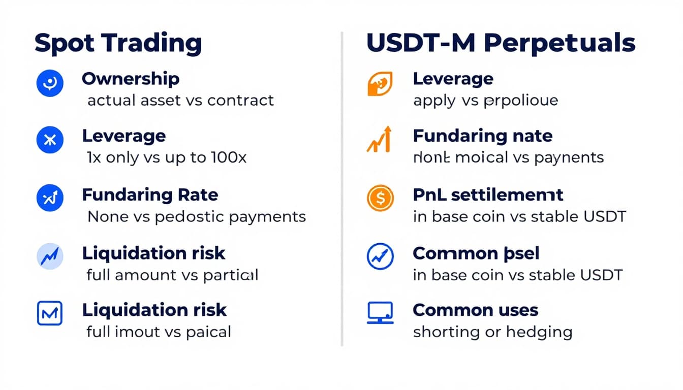 Spot vs USDT-M perpetuals on XXKK, how to choose the right one for your first strategy (3 simple examples)