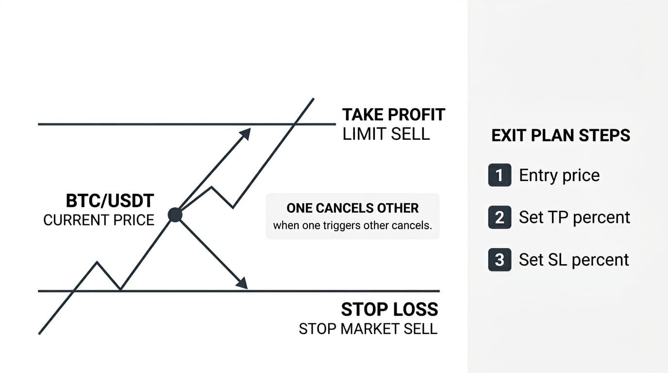 OCO Orders Explained For Crypto Traders With Simple Exit Plans